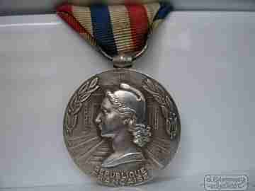 Medal of Honor. French railways. 1960. Silver. Georges Guiraud