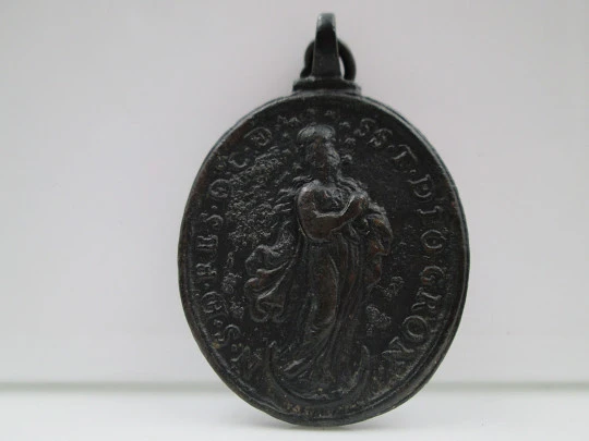 Medal. Our Lady of the Rescue / Saint John of Matha and Saint Felix of Valois