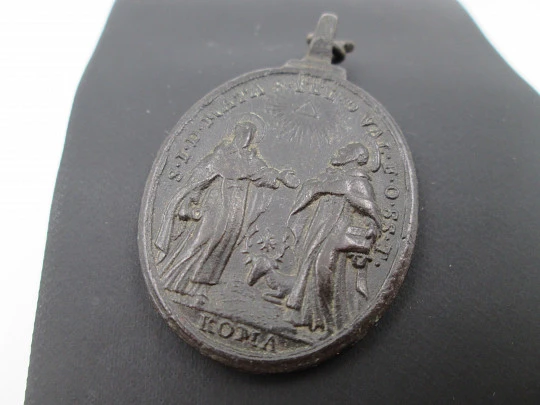 Medal. Our Lady of the Rescue / Saint John of Matha and Saint Felix of Valois