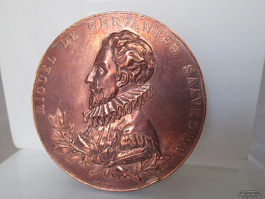 Medal. Third Centenary of the publication of the Quixote. 1905