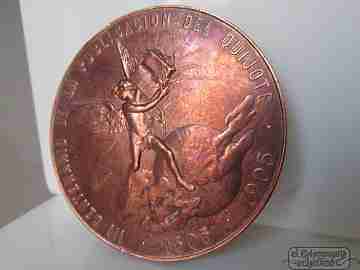 Medal. Third Centenary of the publication of the Quixote. 1905