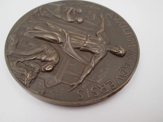 Medalla bronce centenario de la Reunión Adriática de Seguridad (Trieste). 1938
