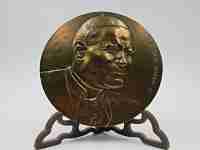 Medalla bronce FNMT 'Papa Juan Pablo II'. Alto relieve. Francisco Toledo. 1982