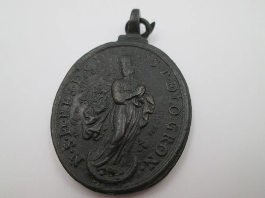 Medalla Nuestra Señora del Rescate / San Juan de Mata y San Félix de Valois. XVII