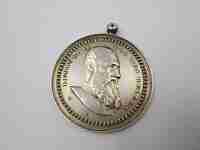 Medalla plata Leopoldo II Rey de Bélgica. Concurso Ganado. Anderlecht, 1902