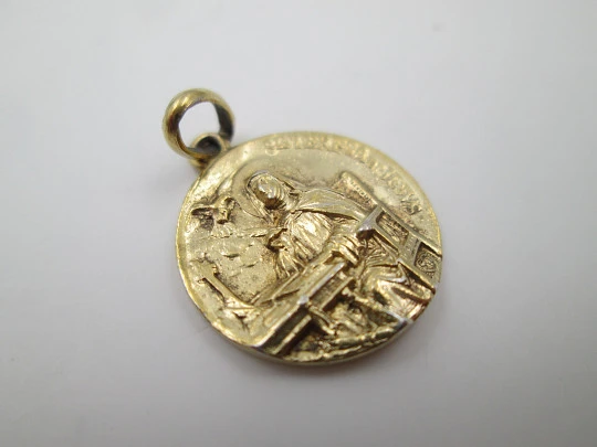 Medalla Santa Teresa de Jesús. Plata de ley vermeil. España. 1930