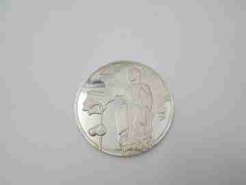 Medalla Santiago Apóstol. Año Santo Compostelano. Plata de ley. 1993. España