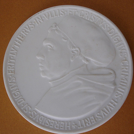 □Martin Luther□ベトガー・レリーフ□１９８３年□Meissen◇ Medal - 500th Anniversary of Martin Luther - German