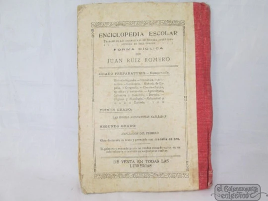 Mentor. Segundo Grado. Lectura manuscrita. Ruiz Romero. 1931