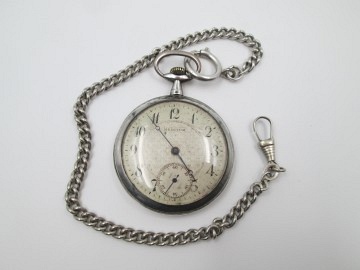 1899 Elgin Plata Ley Victoriano Caballero Reloj Cadena | sptc.edu.bd