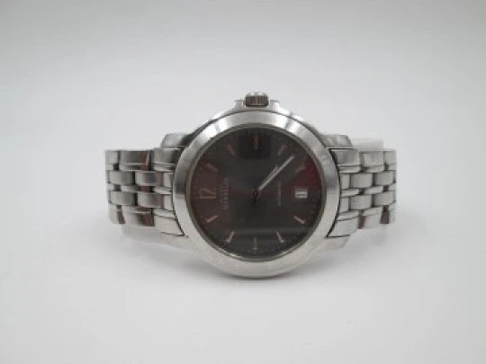 Michel Herbelin París. Stainless steel. Automatic. Bracelet. Original box