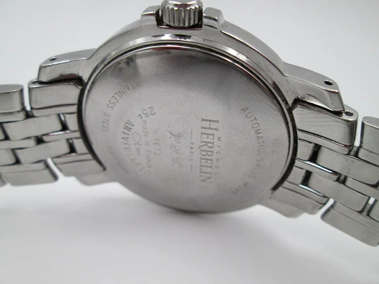 Michel Herbelin París. Stainless steel. Automatic. Bracelet. Original box