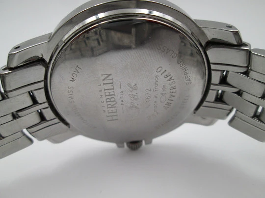 Michel Herbelin París. Stainless steel. Automatic. Bracelet. Original box