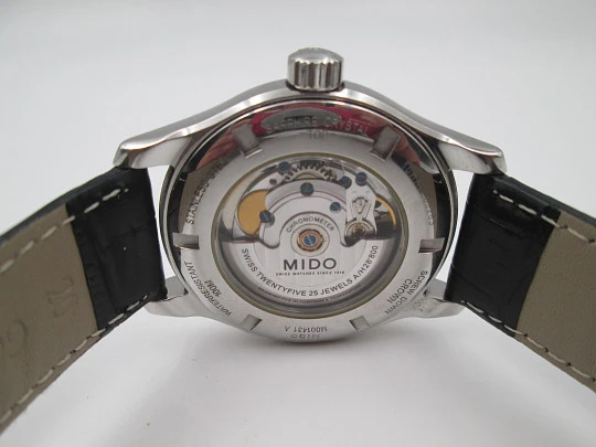 Mido Belluna men's automatic dress watch. Calendar. Leather strap. Swiss. 2008 Mido Belluna men's automatic dress watch. Calendar. Leather strap. Swiss. 2008