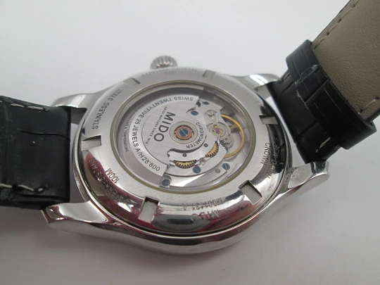 Mido Belluna men's automatic dress watch. Calendar. Leather strap. Swiss. 2008 Mido Belluna men's automatic dress watch. Calendar. Leather strap. Swiss. 2008
