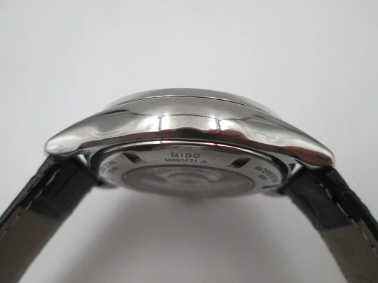 Mido Belluna men's automatic dress watch. Calendar. Leather strap. Swiss. 2008 Mido Belluna men's automatic dress watch. Calendar. Leather strap. Swiss. 2008