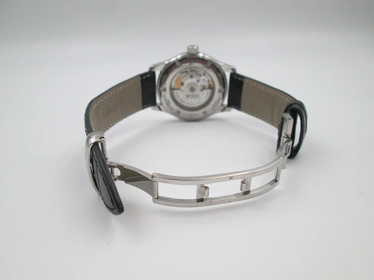 Mido Belluna men's automatic dress watch. Calendar. Leather strap. Swiss. 2008 Mido Belluna men's automatic dress watch. Calendar. Leather strap. Swiss. 2008