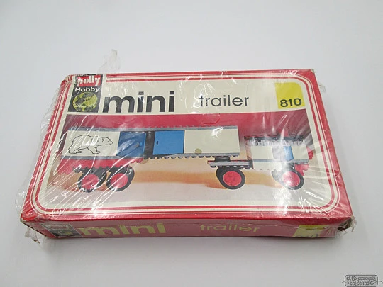 Mini Trailer 810. Polly Hobby. Alemania / España. 1978. Juego construcción