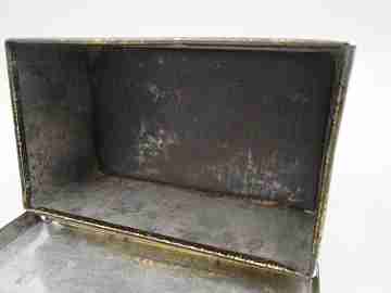 Mirat & Son starches lithographed tin box. Salamanca. 1880. Echevarría Brothers