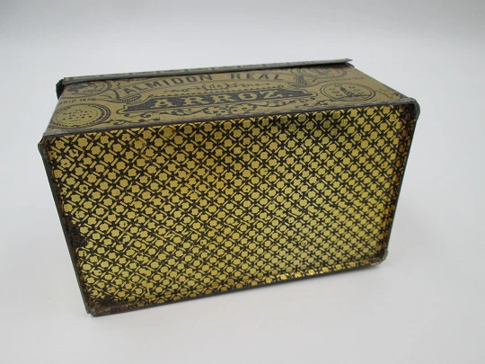 Mirat & Son starches lithographed tin box. Salamanca. 1880. Echevarría Brothers