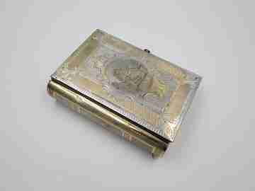 Missal / prayer book. Silver and vermeil. France. Engravings