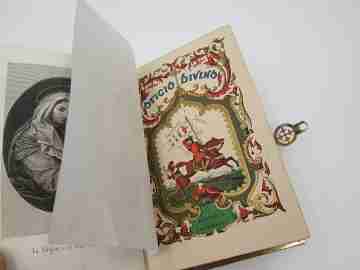 Missal / prayer book. Silver and vermeil. France. Engravings