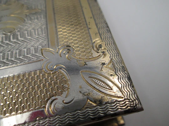 Missal / prayer book. Silver and vermeil. France. Engravings