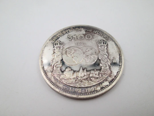 Monedas de dinero de juguete de aluminio, juego de 7, vintage de los años  50 -  México