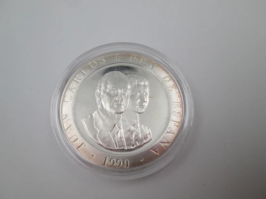 Moneda 2.000 pesetas en plata de ley. Olimpiadas Barcelona 92. Arquero. Estuche