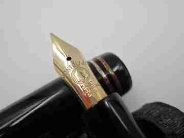 Montblanc 246G Demonstrator. Black glossy celluloid. 1950's