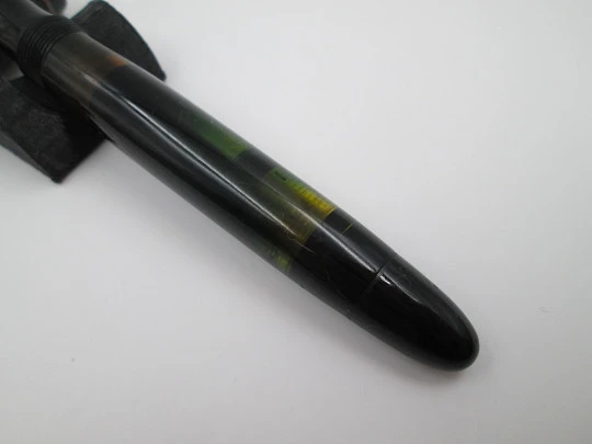 Montblanc 246G Demonstrator. Black glossy celluloid. 1950's