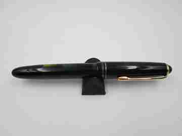 Montblanc 246G Demonstrator. Black glossy celluloid. 1950's