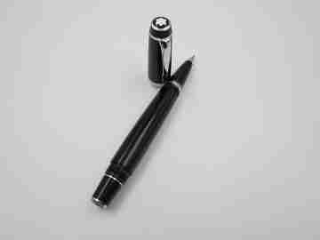 Montblanc Bohème rollerball pen. Black resin and platinum metal. 2000's