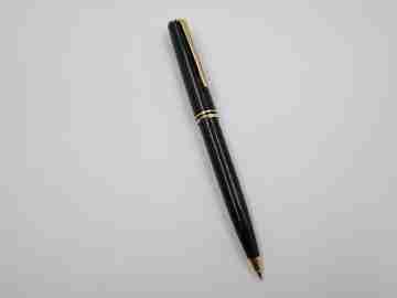 Montblanc Classic propelling pencil. Black resin & gold plated. 1980's