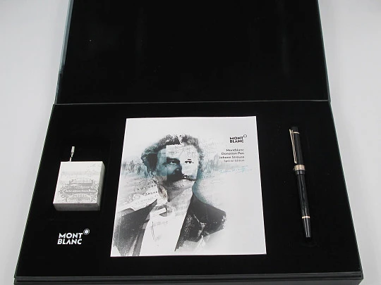 Montblanc Donation Pen Johann Strauss. Edición especial. Resina negra. 2015