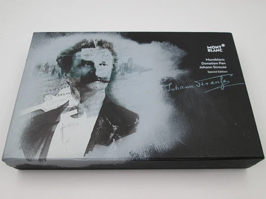 Montblanc Donation Pen Johann Strauss. Special edition. Black resin. 2015's