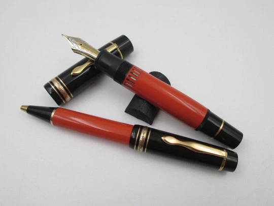 Montblanc Ernest Hemingway fountain pen and ballpoint pen set. Germany. 1992
