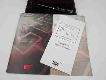 Montblanc Franz Kafka. 2004. Dark red translucent precious resin