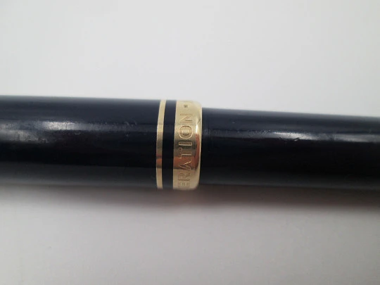 Montblanc Generation ballpoint pen. Blue resin and gold plated. Germany. 1990's