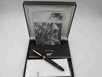 Montblanc Meisterstück 146 Le Grand. Black resin & gold plated details. Box