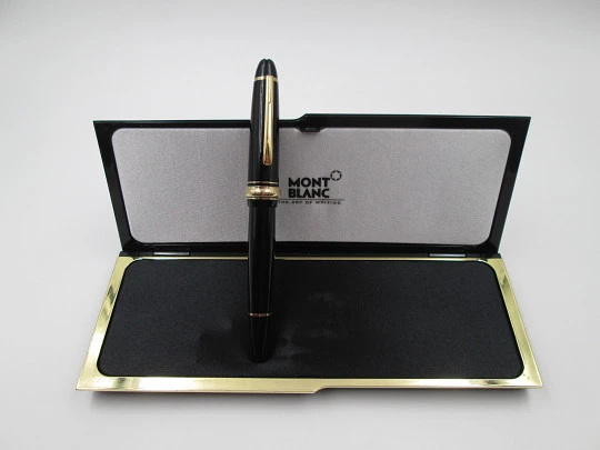 Montblanc Meisterstück Le Grand 146 Set Wedding fountain pen. 14k gold ring. Box. 1998