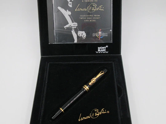 Montblanc Meisterstück. Leonard Bernstein. 1996. Black resin