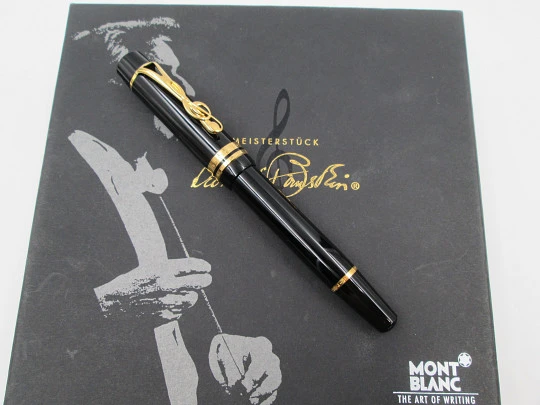 Montblanc Meisterstück. Leonard Bernstein. 1996. Black resin