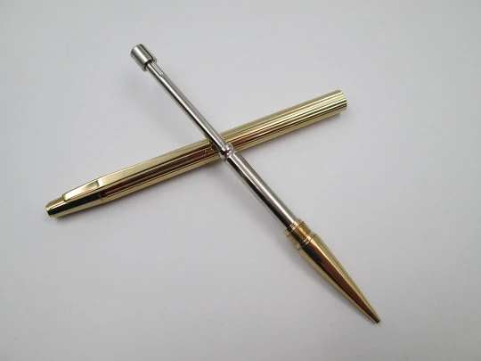 Montblanc Noblesse set. Fountain pen & propelling pencil. Gold plated. Box. 1970s