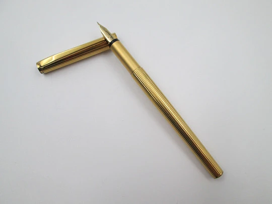 Montblanc Noblesse set. Fountain pen & propelling pencil. Gold plated. Box. 1970s
