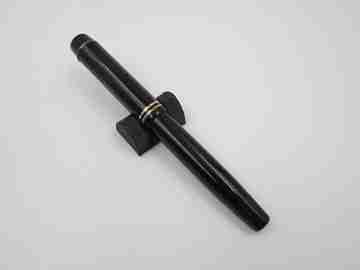Montblanc SimPlo 324. Black glossy celluloid and gold plated