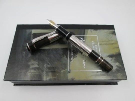 Montblanc William Faulkner. 2007. Black and brown resin