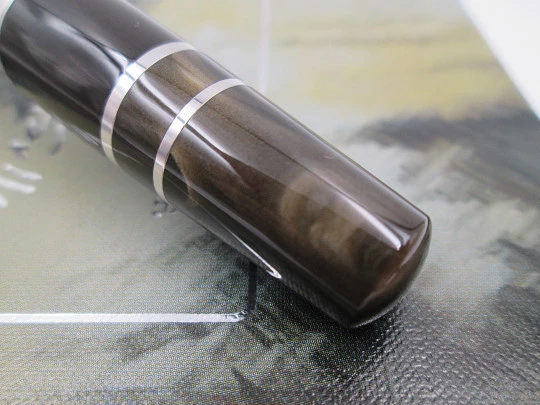 Montblanc William Faulkner. 2007. Black and brown resin