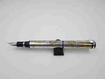 Montegrappa GEA. Silver and gold. Limited edition. Piston filler. 2001