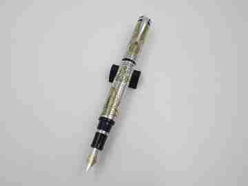 Montegrappa GEA. Silver and gold. Limited edition. Piston filler. 2001